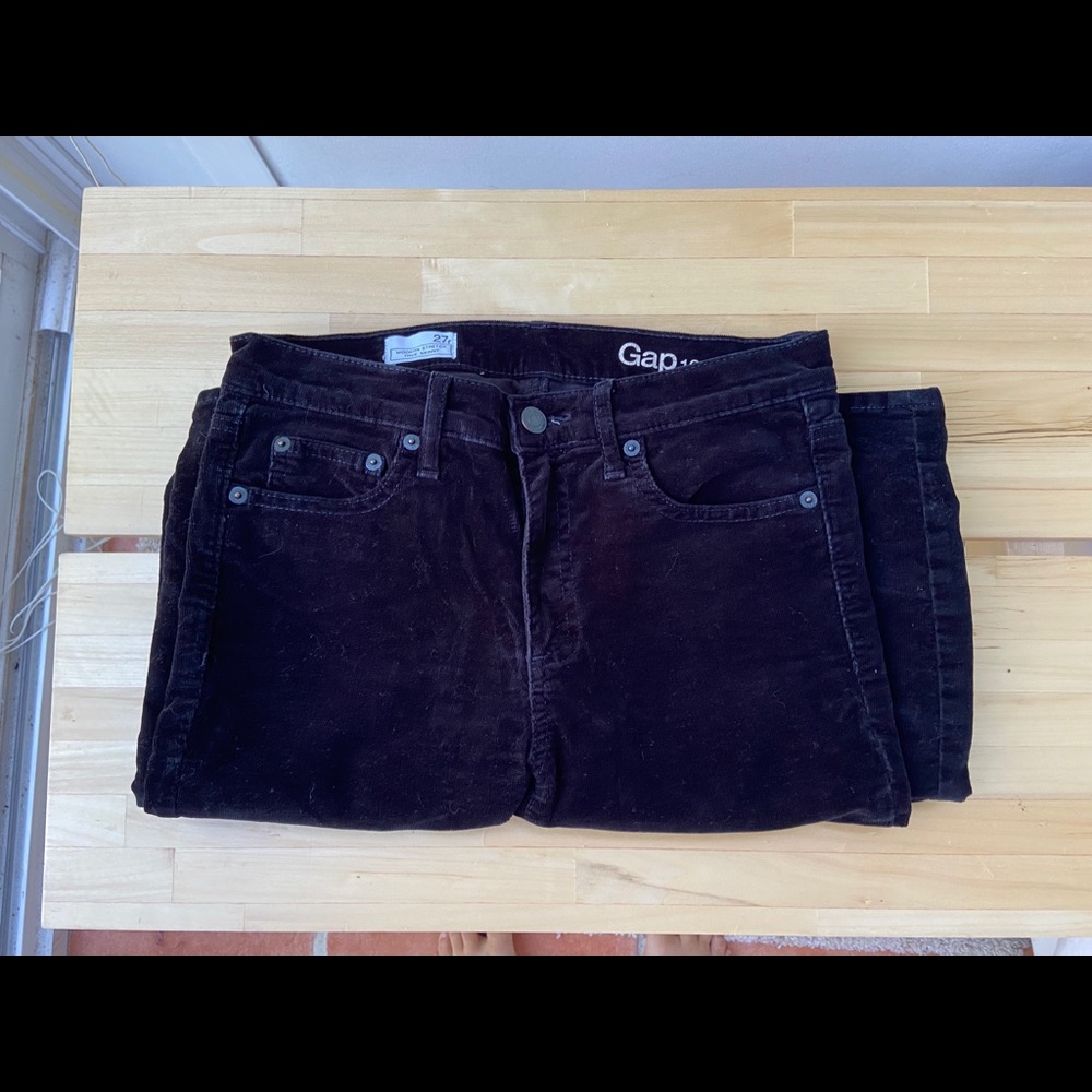 GAP Black Corduroy 1969 Jeans